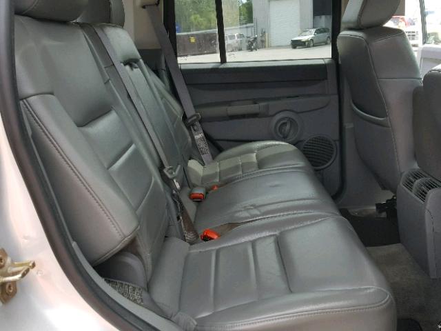1J8HG48K46C209320 - 2006 JEEP COMMANDER GRAY photo 6