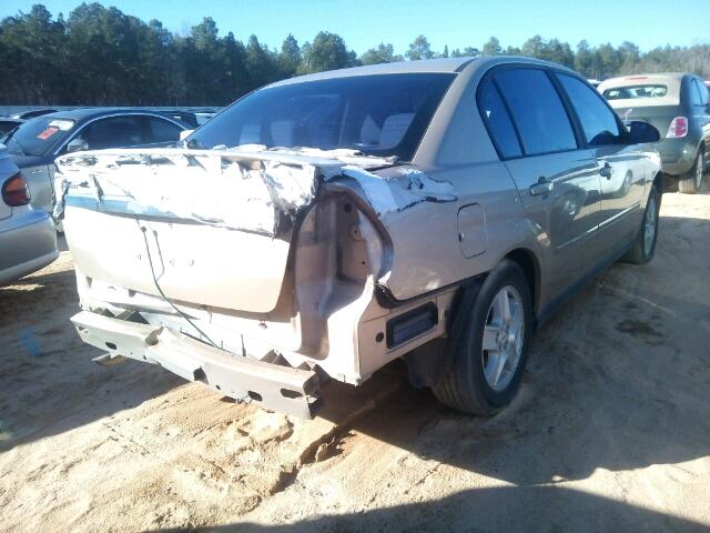 1G1ZT54885F163312 - 2005 CHEVROLET MALIBU LS Qəhvəyi foto 4