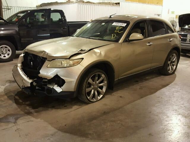 JNRAS08W43X201984 - 2003 INFINITI FX35 GOLD photo 2