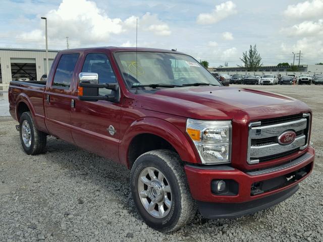 1FT8W3BT0GEC81742 - 2016 FORD F350 SUPER RED photo 1