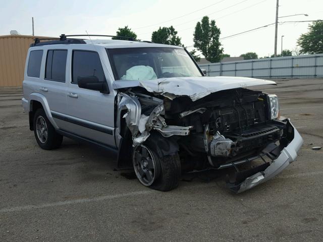 1J8HG48NX8C209948 - 2008 JEEP COMMANDER SILVER photo 1