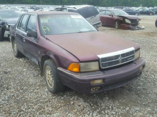 1B3XA5638LF870723 - 1990 DODGE SPIRIT LE PURPLE photo 1