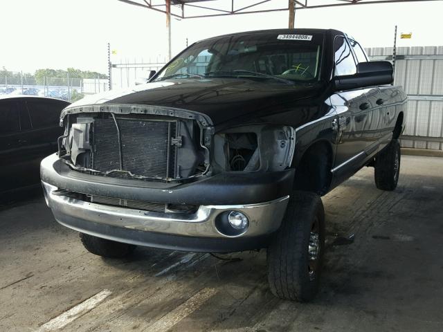 1D7KS28C17J568829 - 2007 DODGE RAM 2500 S BLACK photo 2
