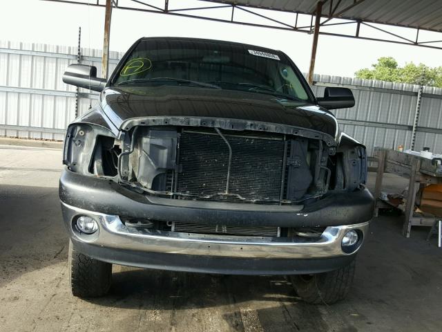 1D7KS28C17J568829 - 2007 DODGE RAM 2500 S BLACK photo 9