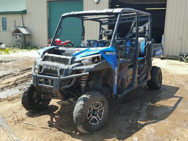 3NSRVE876GG832566 - 2016 POLARIS RANGER CRE BLUE photo 2