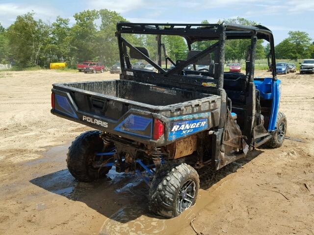 3NSRVE876GG832566 - 2016 POLARIS RANGER CRE BLUE photo 4