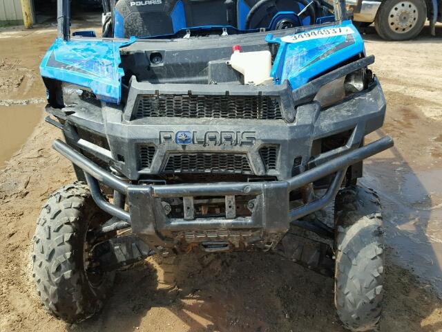 3NSRVE876GG832566 - 2016 POLARIS RANGER CRE BLUE photo 9