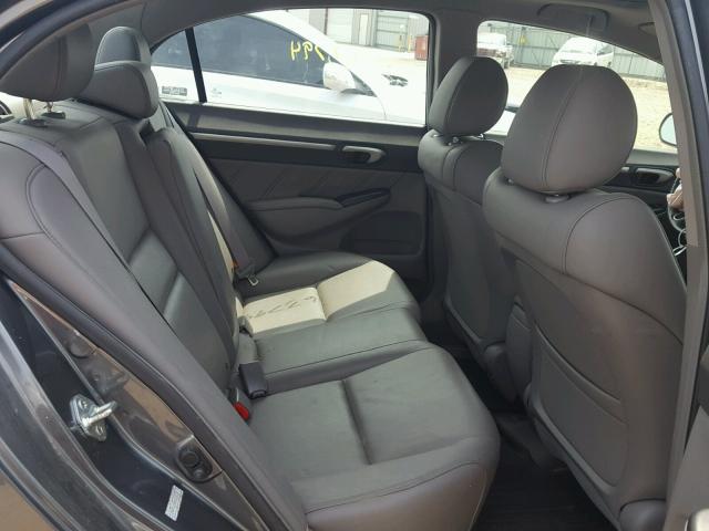 2HGFA16969H324003 - 2009 HONDA CIVIC EXL Boz foto 6