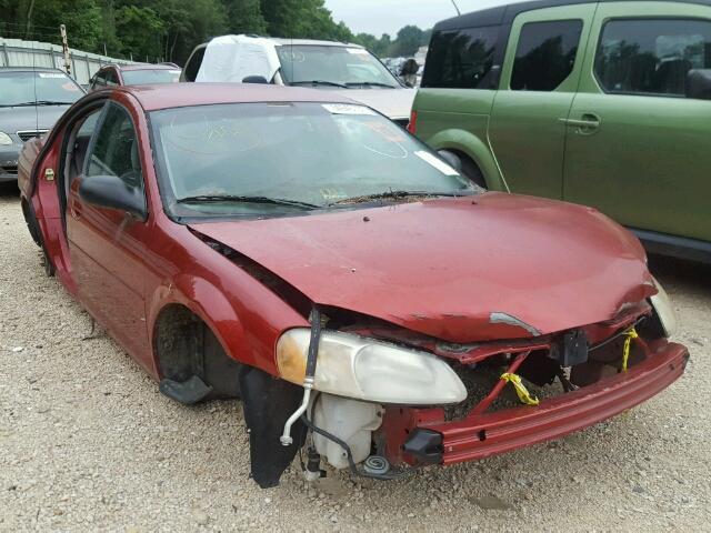 1B3EL46X36N147659 - 2006 DODGE STRATUS SX RED photo 1