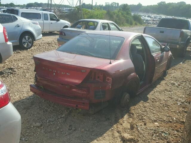 1B3EL46X36N147659 - 2006 DODGE STRATUS SX RED photo 4