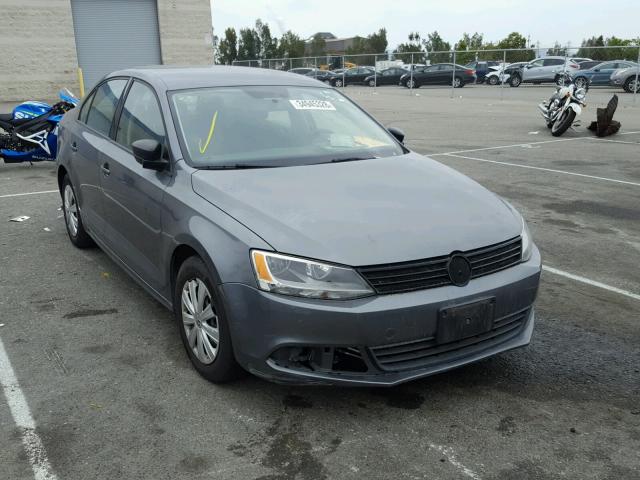 3VW1K7AJ4CM358490 - 2012 VOLKSWAGEN JETTA BASE 灰色 照片 1