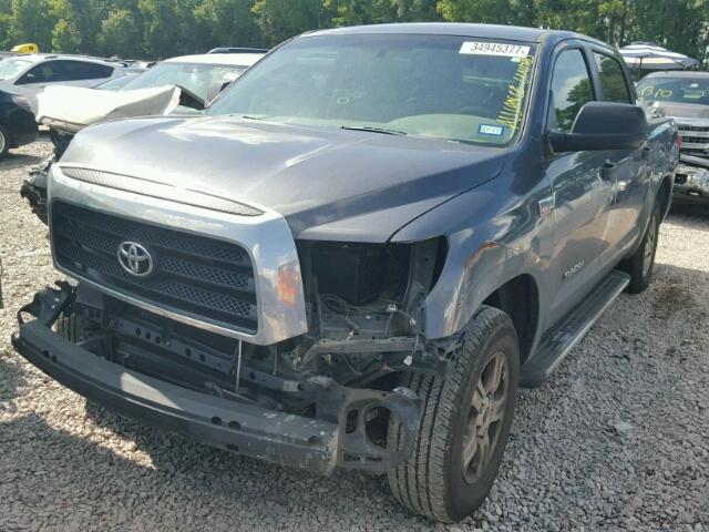 5TBEV54127S465158 - 2007 TOYOTA TUNDRA CRE CHARCOAL photo 2