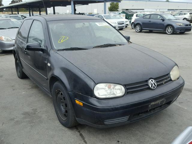 9BWBL61J444007340 - 2004 VOLKSWAGEN GOLF GL BLACK photo 1