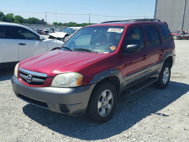 4F2CZ96184KM27671 - 2004 MAZDA TRIBUTE ES 红色 照片 2