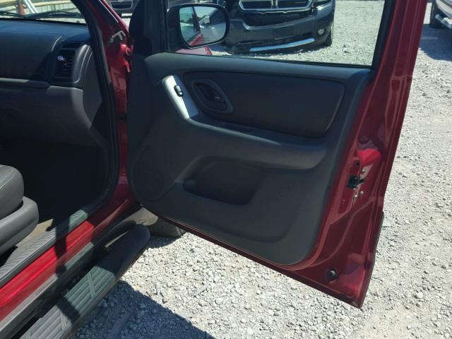 4F2CZ96184KM27671 - 2004 MAZDA TRIBUTE ES 红色 照片 9