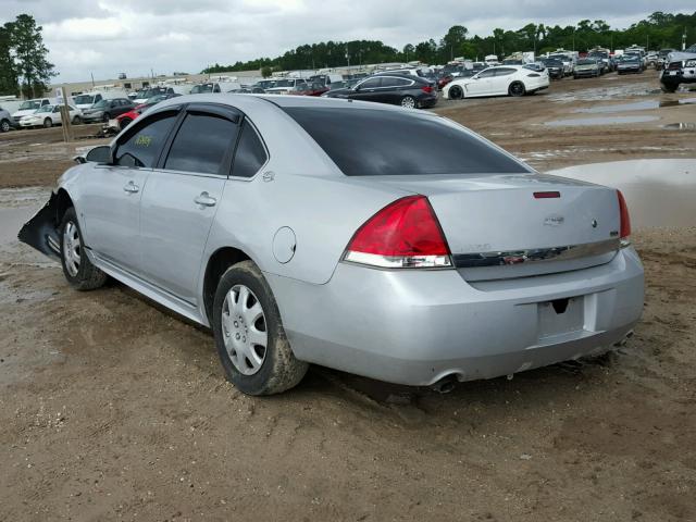 2G1WS57M791290077 - 2009 CHEVROLET IMPALA POL SILVER photo 3