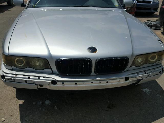 WBAGH83481DP31142 - 2001 BMW 740 IL SILVER photo 7