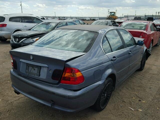 WBAEW53422PG16695 - 2002 BMW 330 BLUE photo 4