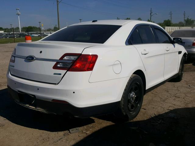 1FAHP2M89DG212828 - 2013 FORD TAURUS POL WHITE photo 4