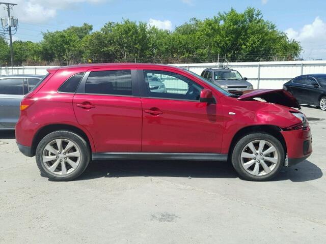 4A4AP3AU6FE062171 - 2015 MITSUBISHI OUTLANDER RED photo 9