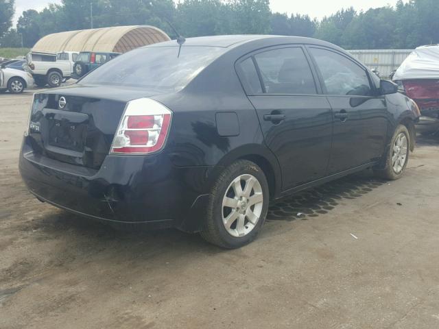 3N1AB61E38L726285 - 2008 NISSAN SENTRA 2.0 BLACK photo 4