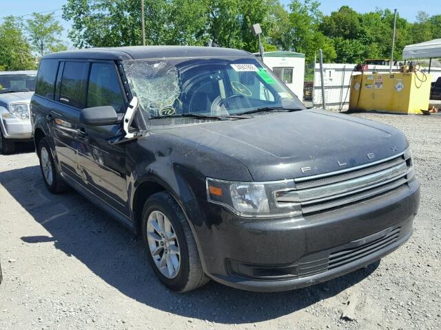 2FMGK5B83EBD17197 - 2014 FORD FLEX SE BLACK photo 1