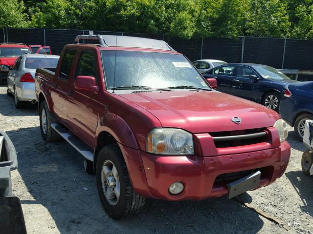 1N6ED27T71C357808 - 2001 NISSAN FRONTIER C RED photo 1