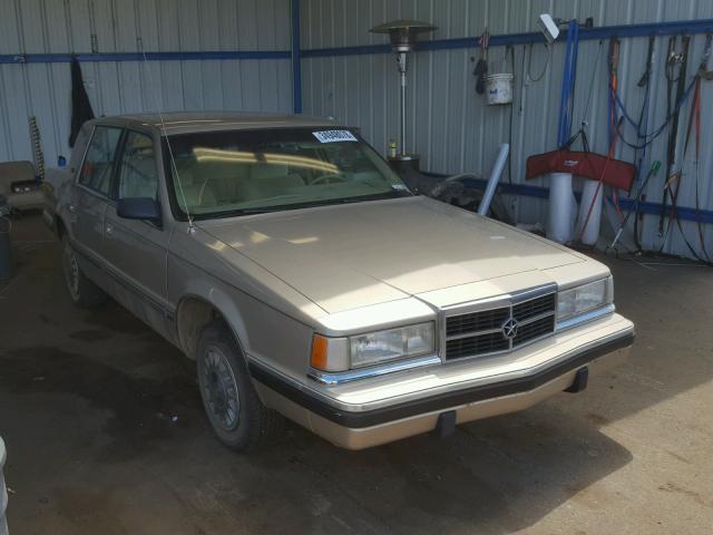 1B3XC56R9ND792109 - 1992 DODGE DYNASTY LE BEIGE photo 1