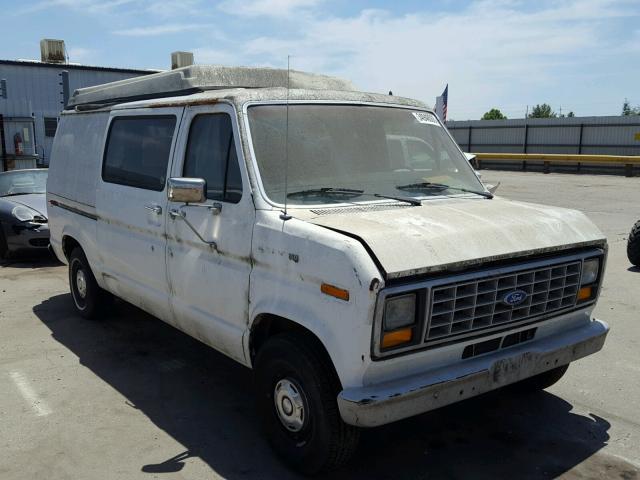 1FTEE14N1GHB59172 - 1986 FORD ECONOLINE WHITE photo 1