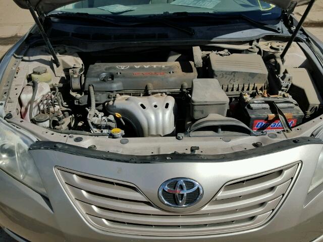 4T1BE46K47U573072 - 2007 TOYOTA CAMRY NEW TAN photo 7