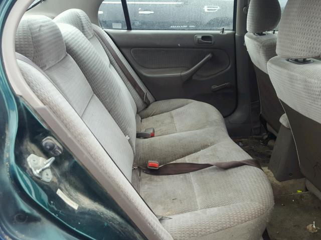 2HGEJ6614YH504842 - 2000 HONDA CIVIC BASE 蓝色 照片 6