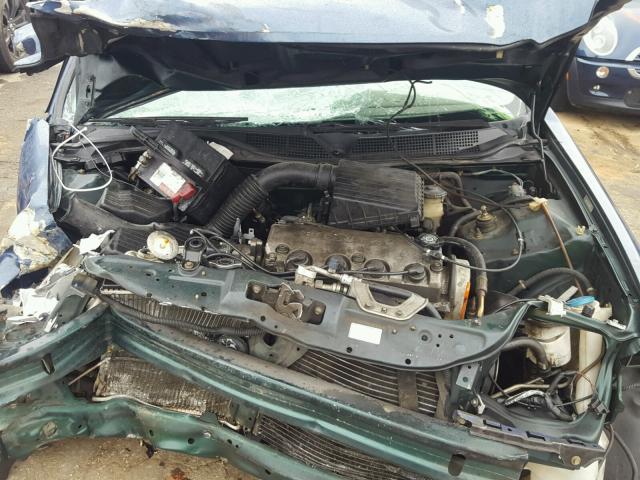 2HGEJ6614YH504842 - 2000 HONDA CIVIC BASE 蓝色 照片 7