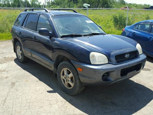 KM8SB13D35U897382 - 2005 HYUNDAI SANTA FE B BLUE photo 1