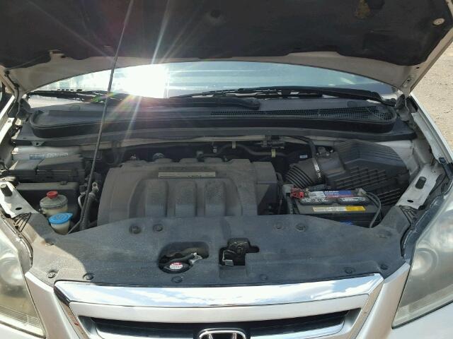 5FNRL38797B463011 - 2007 HONDA ODYSSEY EX SILVER photo 7