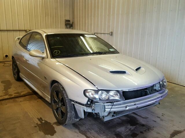 6G2VX12U16L538647 - 2006 PONTIAC GTO SILVER photo 1