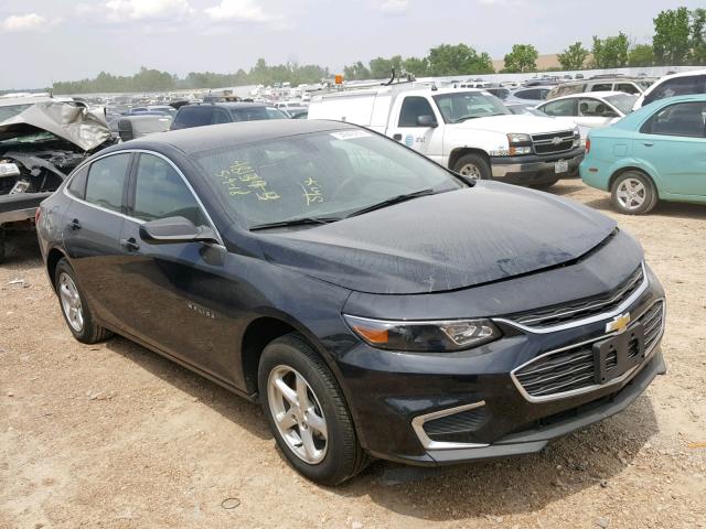 1G1ZB5ST4HF242216 - 2017 CHEVROLET MALIBU LS 黑色 照片 1