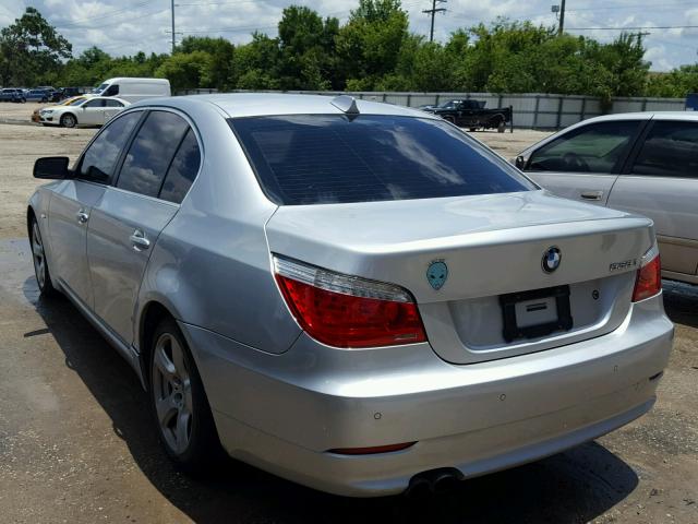 WBANW13578CZ79718 - 2008 BMW 535 I SILVER photo 3