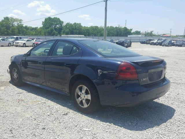 2G2WP552181108578 - 2008 PONTIAC GRAND PRIX BLUE photo 3