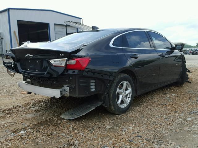 1G1ZB5ST8GF267019 - 2016 CHEVROLET MALIBU LS შავი ფოტო 4