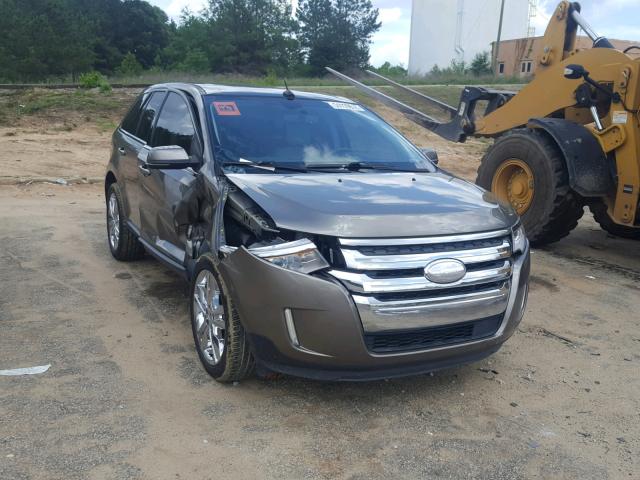 2FMDK3KC5DBB41408 - 2013 FORD EDGE LIMIT GOLD photo 1