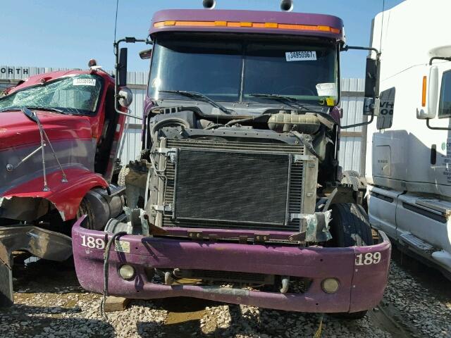 1FUJA6BDX1LH00821 - 2001 FREIGHTLINER CONVENTION PURPLE photo 10