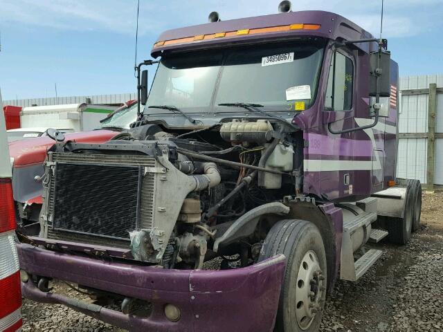 1FUJA6BDX1LH00821 - 2001 FREIGHTLINER CONVENTION PURPLE photo 2