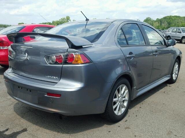 JA32U2FU5GU008177 - 2016 MITSUBISHI LANCER ES GRAY photo 4