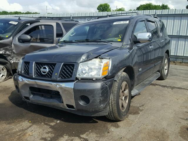 5N1AA08A55N738252 - 2005 NISSAN ARMADA SE GRAY photo 2