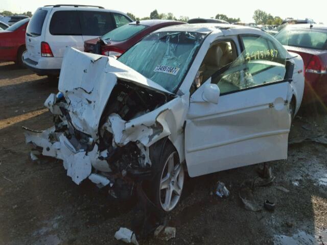 19UUA66284A012635 - 2004 ACURA TL WHITE photo 2