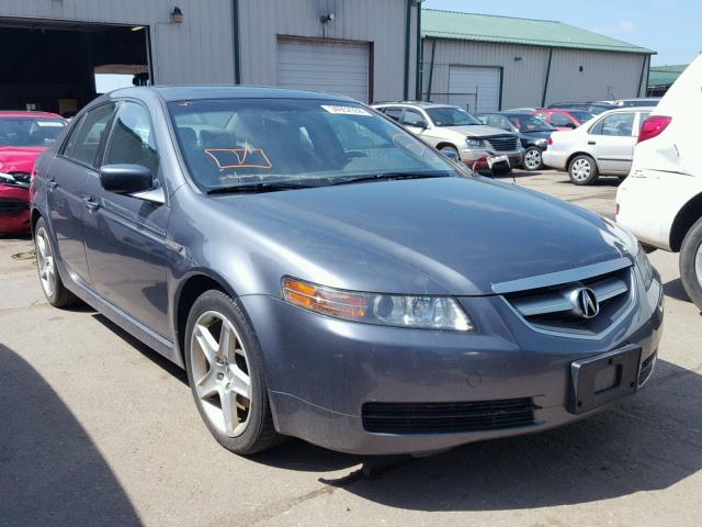 19UUA66205A058722 - 2005 ACURA TL GRAY photo 1