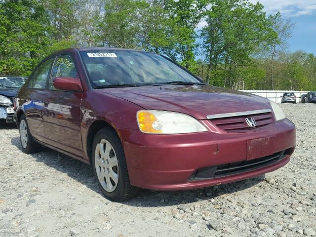 2HGES26793H518514 - 2003 HONDA CIVIC EX RED photo 9