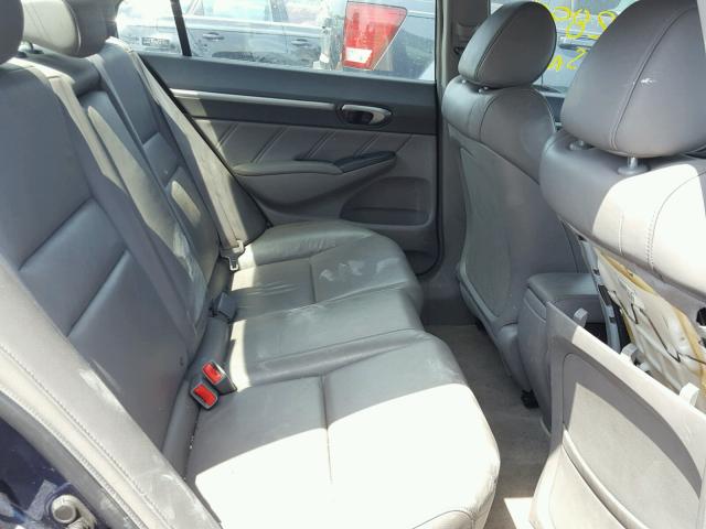 19XFA169X9E007948 - 2009 HONDA CIVIC EXL ლურჯი ფოტო 6