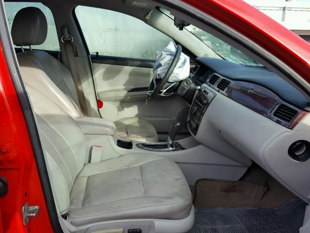 2G1WT57K291220823 - 2009 CHEVROLET IMPALA 1LT RED photo 5