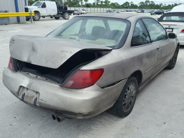 19UYA2250XL012891 - 1999 ACURA 3.0CL BROWN photo 4